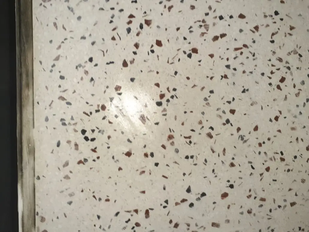 Textura de Granilite branco com granilhas escuras